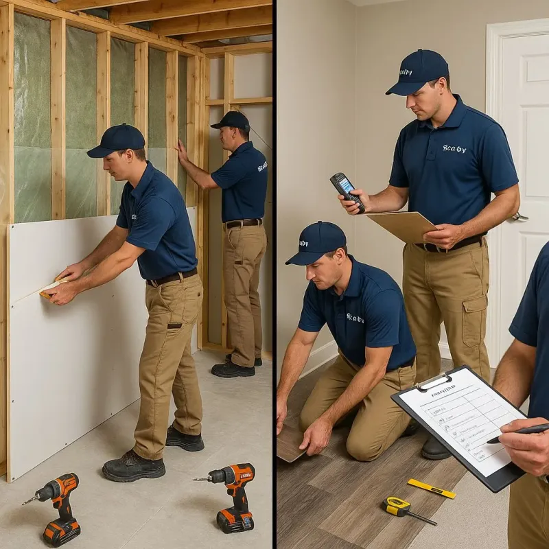Repairs and Reconstruction process in Palatine, IL
